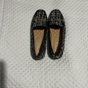 Patrizia Spring Step CHANELLO Multicolored Sparkle Tweed Knit knot Loafer NWOT